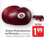 EDEKA - Plattnektarinen Angebot im Prospekt Plattnektarinen bei EDEKA im Prospekt "" für 1,99 €