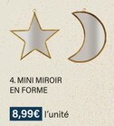 MINI MIROIR EN FORME - Monoprix à Caen MINI MIROIR EN FORME en promo chez Monoprix Caen à 8,99 €