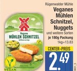 Veganes Mühlen Schnitzel, Nuggets im EDEKA Prospekt Veganes Mühlen Schnitzel, Nuggets von Rügenwalder Mühle im aktuellen EDEKA Prospekt für 2,49 €