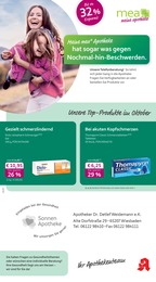 mea - meine apotheke Prospekt für Wiesbaden mit 4 Seiten mea - meine apotheke Prospekt für Wiesbaden: "Unsere Oktober-Angebote", 4 Seiten, 01.10.2025 - 31.10.2025