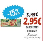 Barquettes o'fraises - EVERNAT à 2,95 € dans le catalogue Naturalia