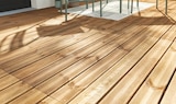 Dalle terrasse en bois Halden L. 120 x l. 75 x ép. 6,1 cm - KLIKSTROM en promo chez Castorama Aubervilliers à 28,00 €