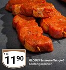 Schweinefiletspieß im Angebot bei GLOBUS in Rüsselsheim Schweinefiletspieß Angebote von GLOBUS bei GLOBUS Rüsselsheim für 11,90 €