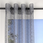 Rideau voilage  maille ajourée grise dans le catalogue Décor Discount