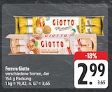 Giotto Angebote von Ferrero bei EDEKA Leipzig für 2,99 €
