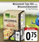 Weizenmehl Type 550 oder Weizenvollkornmehl Angebote von EDEKA Bio bei EDEKA Osnabrück für 0,75 €