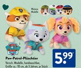 Plüschtier im ALDI SÜD Prospekt Plüschtier von Paw Patrol im aktuellen ALDI SÜD Prospekt für 5,99 €