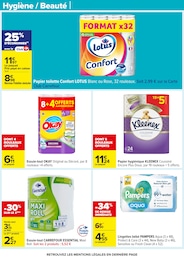 Prix et réduction Essuie-Tout dans le prospectus Carrefour en cours Offre Essuie-Tout dans le catalogue Carrefour du moment à la page 65