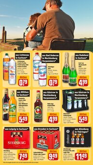 Wasser im aktuellen REWE Prospekt (Rostock) Wasser im REWE Prospekt "Dein Markt" mit 32 Seiten (Rostock)