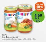 Hipp im tegut Prospekt Bio-Juniormenü von HiPP im aktuellen tegut Prospekt für 1,69 €