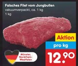Aktuelles Falsches Filet vom Jungbullen Angebot bei Netto Marken-Discount in Gelsenkirchen ab 12,90 €