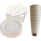 SUR TOUTE LA VAISSELLE À JETER BLANCHE : GOBELETS, SERVIETTES ET ASSIETTES - CARREFOUR HOME en promo chez Carrefour Clermont-Ferrand