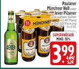 Münchner Hell Angebote von Paulaner oder Jever bei EDEKA Regensburg für 3,99 €