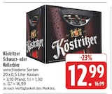 Schwarzbier im Angebot bei EDEKA in Leipzig Schwarzbier Angebote von Köstritzer bei EDEKA Leipzig für 12,99 €