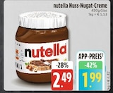 Nuss-Nugat-Creme im Angebot bei EDEKA in Augsburg Nuss-Nugat-Creme Angebote von nutella bei EDEKA Augsburg für 1,99 €