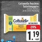 Feuchtes Toilettenpapier Angebote von Cottonelle bei E center Aachen für 1,19 €