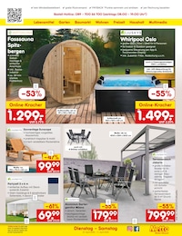 Netto Marken-Discount Gartenliege im Prospekt 