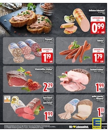 EDEKA Salami im Prospekt 