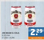 Jim Beam & Cola Angebot in Hohenfinow Jim Beam & Cola im aktuellen Prospekt bei Getränke Lehmann - Getränke A-Z in Hohenfinow