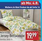 Jersey-Bettwäsche bei ALDI Nord im Twistringen Prospekt für 19,99 €
