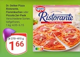 Pizza Ristorante Angebote von Dr. Oetker bei GLOBUS Erlangen für 1,66 €