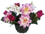 Coupe dahlia et boutons de roses à 14,99 € dans le catalogue Maxi Bazar