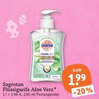 Flüssigseife Aloe Vera im tegut Prospekt Flüssigseife Aloe Vera von Sagrotan im aktuellen tegut Prospekt für 1,99 €