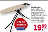 Bügeltisch im Angebot bei E center in Rastatt Bügeltisch Angebote bei E center Rastatt für 19,99 €