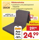 Gästematratze im Angebot bei Netto Marken-Discount in Ansbach Gästematratze Angebote von Dekor bei Netto Marken-Discount Ansbach für 24,99 €