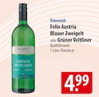famila Nordost Bergen - Felix Austria Blauer Zweigelt oder Grüner Veltliner Angebot im Prospekt Felix Austria Blauer Zweigelt oder Grüner Veltliner bei famila Nordost im Bergen Prospekt für 4,99 €