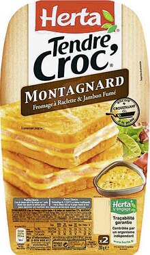 Plat Préparé - HERTA dans le catalogue Casino Supermarchés Tendre Croc’ Montagnard - HERTA à 1,86 € en promo chez Casino Supermarchés