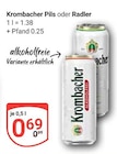 Pils im Angebot bei GLOBUS in Neunkirchen Pils Angebote von Krombacher bei GLOBUS Neunkirchen für 0,69 €
