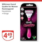 Aktuelles Quattro for Women Rasierapparat Angebot bei GLOBUS in Mannheim ab 4,49 €