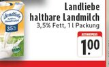 E center Neuss - haltbare Landmilch Angebot im Prospekt haltbare Landmilch bei E center im Neuss Prospekt für 1,00 €
