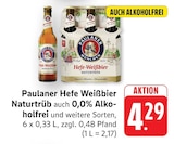 E center Neunkirchen - Hefe Weißbier Naturtrüb Angebot im Prospekt Hefe Weißbier Naturtrüb bei E center im Neunkirchen Prospekt für 4,29 €