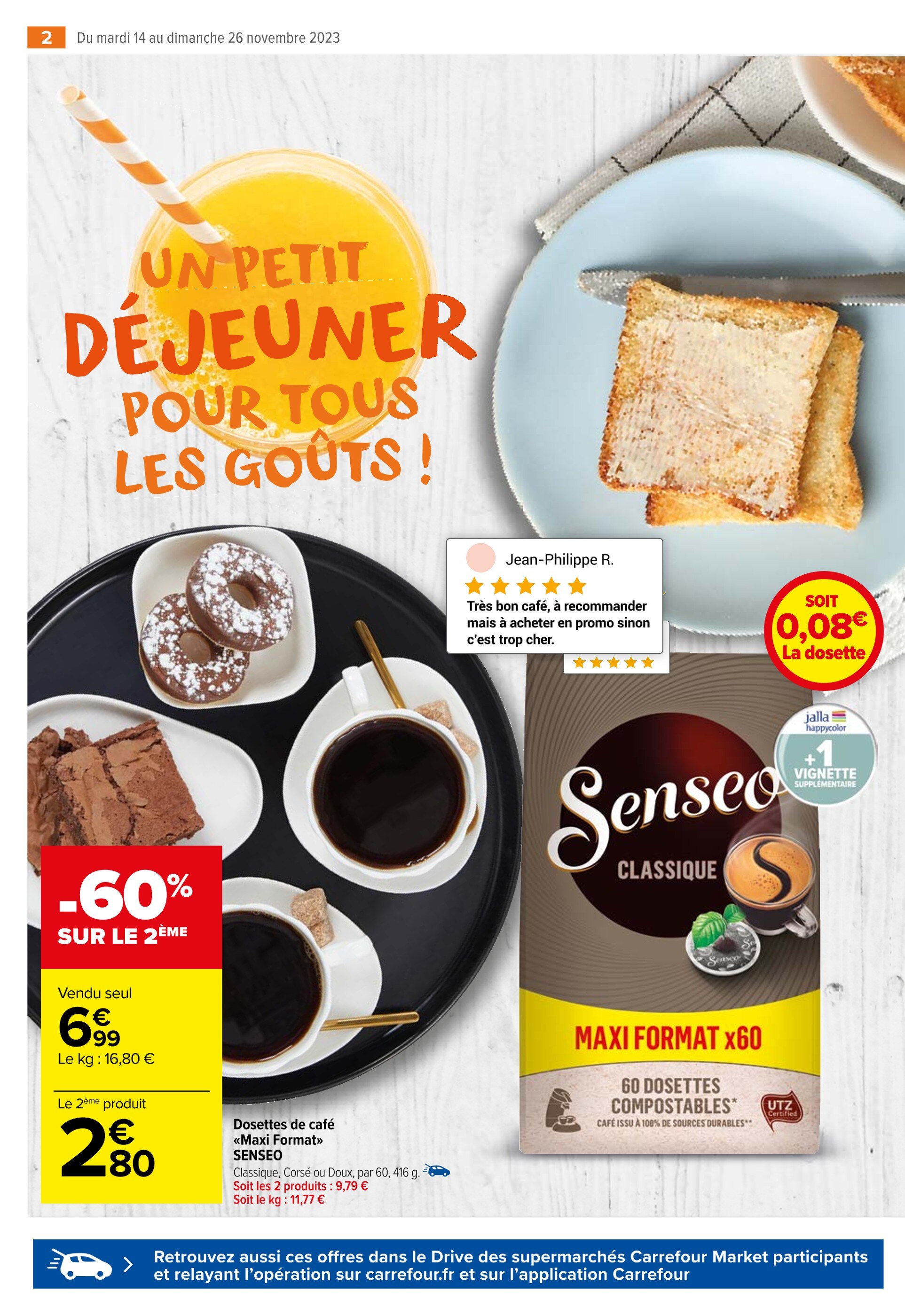 Senseo Carrefour ᐅ Promos et prix dans le catalogue de la semaine