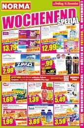 Whiskas Katzennahrung im Norma Prospekt "Mehr fürs Geld" auf Seite 15