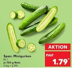 Kaufland Grevenbroich - Span. Minigurken Angebot im Prospekt Span. Minigurken bei Kaufland im Grevenbroich Prospekt für 1,79 €