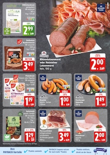 Vegane Wurst Angebot im aktuellen EDEKA Prospekt auf Seite 11