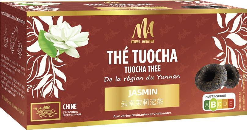 Thé Tuocha de la région du Yunnan Jasmin