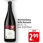 Rotwein im Angebot bei E center in Filderstadt Rotwein Angebote von Württemberg WZG bei E center Filderstadt für 2,99 €