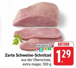 Zarte Schweine-Schnitzel Angebote bei E center Offenburg für 1,29 €