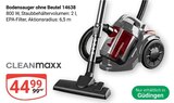 Bodensauger ohne Beutel 14638 von Cleanmaxx im aktuellen GLOBUS Prospekt