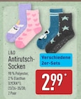 Antirutsch-Socken im ALDI Nord Prospekt Antirutsch-Socken von L&D im aktuellen ALDI Nord Prospekt für 2,99 €