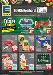 EDEKA Supermarkt Prospekt der aktuellen Woche mit 28 Seiten, gültig von 17.11.2025 bis 22.11.2025, in Bad Köstritz und Umgebung Aktueller EDEKA Supermarkt Prospekt in Bad Köstritz und Umgebung, "Wir lieben Lebensmittel!" mit 28 Seiten, 17.11.2025 - 22.11.2025