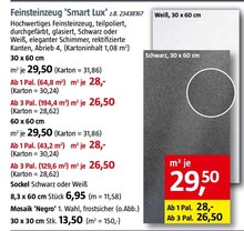 Feinsteinzeug 'Smart Lux' bei BAUHAUS in Garbsen Feinsteinzeug 'Smart Lux' im Angebot bei BAUHAUS Garbsen
