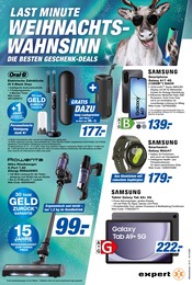 Aktueller expert Elektromärkte Prospekt in Tarp und Umgebung, "LAST MINUTE WEIHNACHTSWAHNSINN" mit 2 Seiten, 22.12.2025 - 24.12.2025