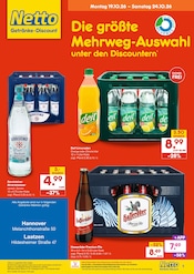 Netto Marken-Discount Discounter Prospekt der aktuellen Woche mit 2 Seiten, gültig von 19.10.2026 bis 24.10.2026, in Langenhagen und Umgebung Aktueller Netto Marken-Discount Discounter Prospekt in Langenhagen und Umgebung, "DER ORT, AN DEM DU IMMER AUSGEZEICHNETE PREISE FINDEST." mit 2 Seiten, 19.10.2026 - 24.10.2026