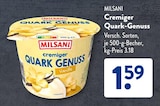 Cremiger Quark-Genuss im Angebot bei ALDI SÜD in Ulm Cremiger Quark-Genuss Angebote von Milsani bei ALDI SÜD Ulm für 1,59 €