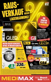 MEDIMAX Elektromärkte Prospekt der aktuellen Woche mit 8 Seiten, gültig von 04.09.2026 bis 11.09.2026, in Gründau und Umgebung Aktueller MEDIMAX Elektromärkte Prospekt in Gründau und Umgebung, "RAUSVERKAUF WEGEN LAGERRÄUMUNG!" mit 8 Seiten, 04.09.2026 - 11.09.2026
